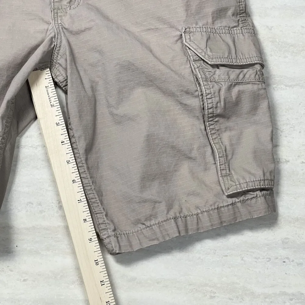 Carhartt Force Shorts Mens 32 Beige Ripstop Relaxed Fit Cargo Workwear